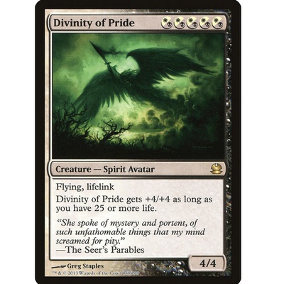 牌客窝 万智牌  傲扬女神 Divinity of Pride 金 多色