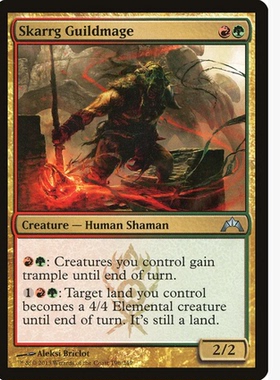 牌客窝 万智牌 始卡克公会法师 Skarrg Guildmage 银 多色