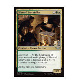 牌客窝 万智牌 机伶叙事人 Shrewd Storyteller 银 多 闪