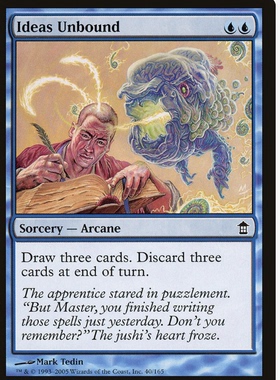 牌客窝 万智牌 思绪奔逸 Ideas Unbound 铁 蓝色