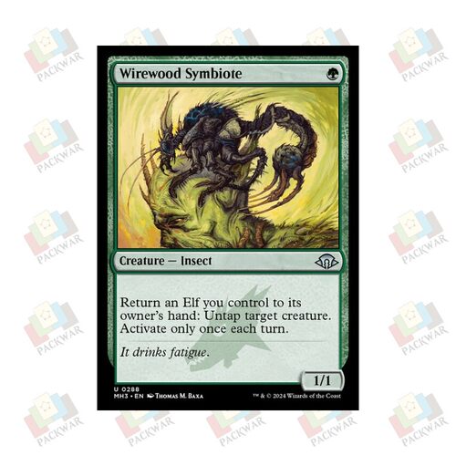 牌客窝 万智牌  修索林共生体 Wirewood Symbiote 银 绿 闪