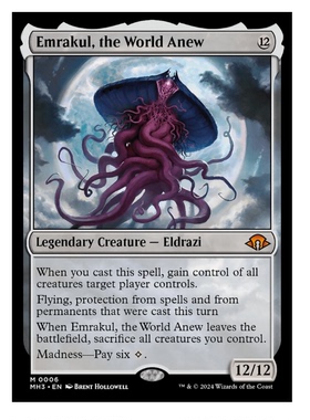 万智牌 世界一新伊莫库 Emrakul, the World Anew 秘稀 无色 闪