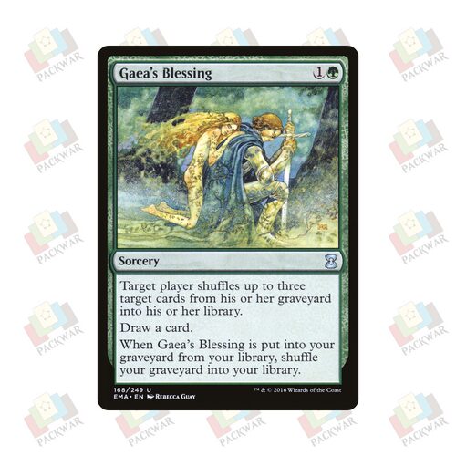 牌客窝 万智牌 盖亚的祝福 Gaea's Blessing 银 绿 闪