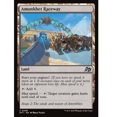 牌客窝 万智牌  阿芒凯赛道 Amonkhet Raceway 银 地 闪