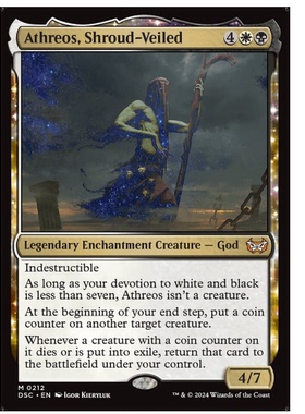 牌客窝 万智牌  灵帷雅睿欧斯 Athreos, Shroud-Veiled 秘稀 多色