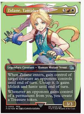 牌客窝 万智牌  坦塔罗斯盗贼吉坦 Zidane, Tantalus Thief 银 多