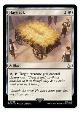 牌客窝 万智牌 干草垛 Haystack 银 白色