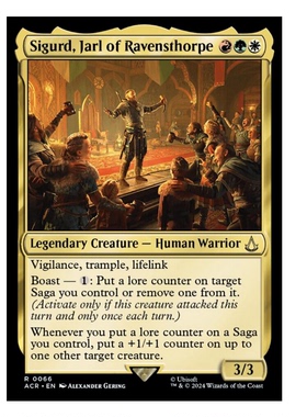 万智牌 雷文斯索普领主西格德 Sigurd,Jarl of Ravensthorpe 金多