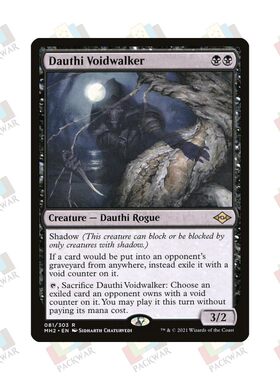 牌客窝 万智牌 道西虚空行者 Dauthi Voidwalker 金 黑