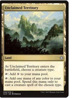 牌客窝 万智牌 无主领地 Unclaimed Territory 银 地