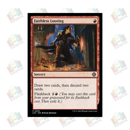 牌客窝 万智牌 丧信掠夺 Faithless Looting 铁 红 闪