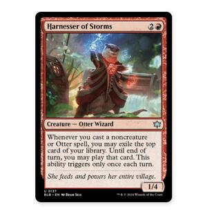 牌客窝 万智牌 驭风师 Harnesser of Storms 银 红