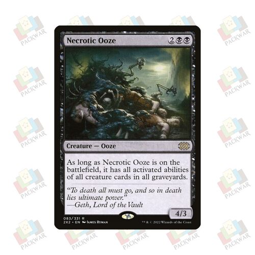 牌客窝 万智牌 溃疽流浆 Necrotic Ooze 金 黑 闪