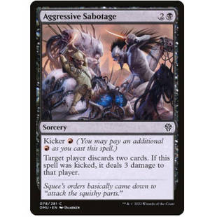 牌客窝 万智牌 大举捣毁 Aggressive Sabotage 铁 黑 闪
