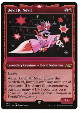 牌客窝 万智牌  Devil K. Nevil 金 红 闪