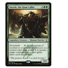 牌客窝 万智牌 召猎人苏拉克 Surrak, the Hunt Caller 银 绿 闪