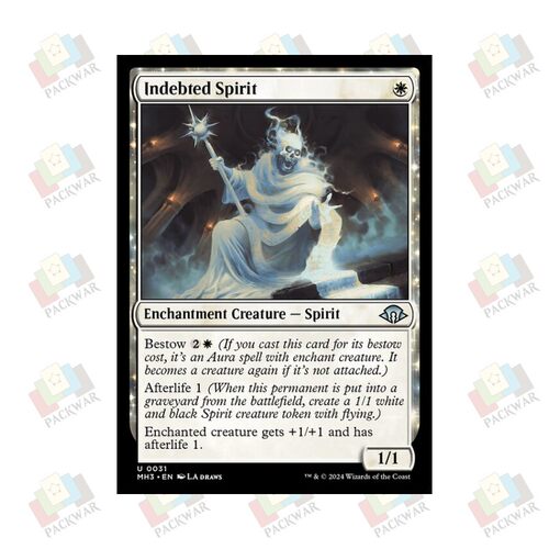 牌客窝 万智牌 蒙债精怪 Indebted Spirit 银 白 闪