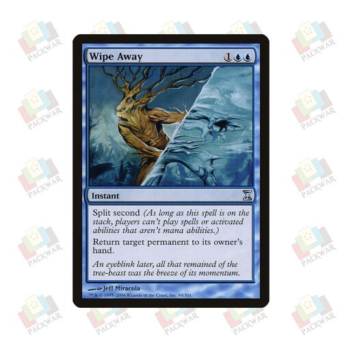 牌客窝 万智牌 扫拂 Wipe Away 银 蓝 闪