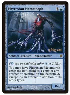 牌客窝 万智牌  非瑞克西亚蜕变妖 Phyrexian Metamorph 金 蓝