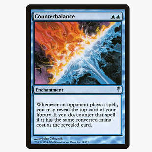 牌客窝 万智牌 抵销 Counterbalance 银 蓝