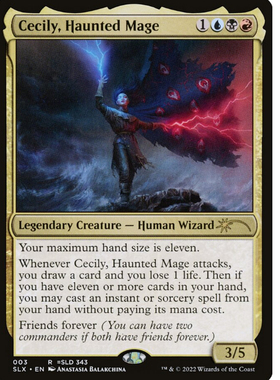 牌客窝 万智牌 遭祟法师塞西莉 Cecily, Haunted Mage 金 多色