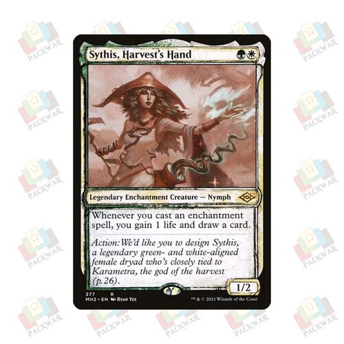 牌客窝 万智牌 丰收之手叙提丝 Sythis,Harvest's Hand 金 多色