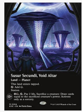 万智牌 空洞祭星苏述塞孔 Susur Secundi, Void Altar 金 地
