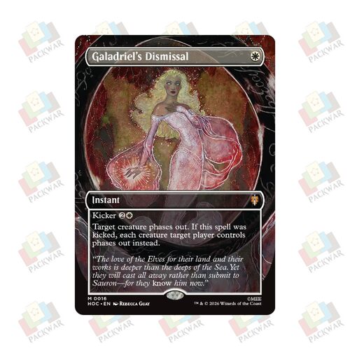 牌客窝 万智牌 加拉德瑞尔的驱散 Galadriel's Dismissal 金 白