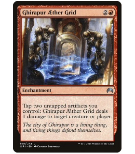 牌客窝 万智牌  吉拉波乙太网  Ghirapur Aether Grid 银 红 闪