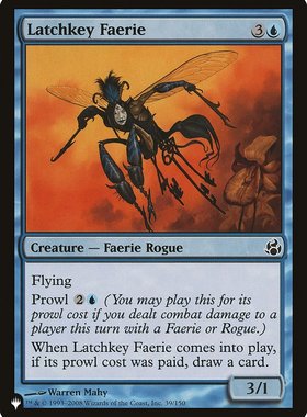 牌客窝 万智牌 飞钥仙灵  Latchkey Faerie 银 蓝