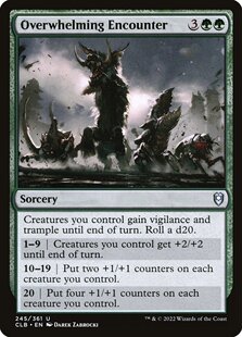 万智牌 指挥官传奇争战博德之门 CLB 压倒性遭遇  银绿