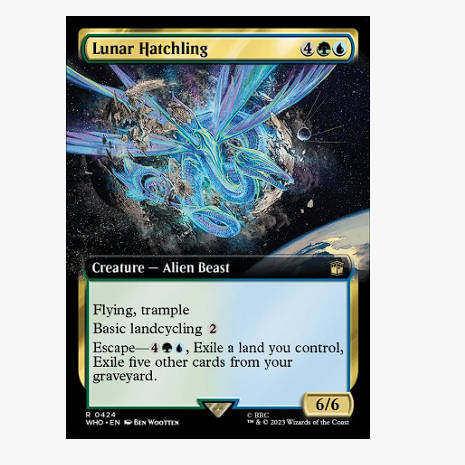 牌客窝 万智牌 月雏 Lunar Hatchling 金 多色