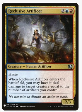 牌客窝 万智牌 隐居神器师 Reclusive Artificer 银 多色