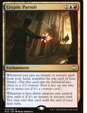 牌客窝 万智牌  隐密追击 Cryptic Pursuit 金 多色