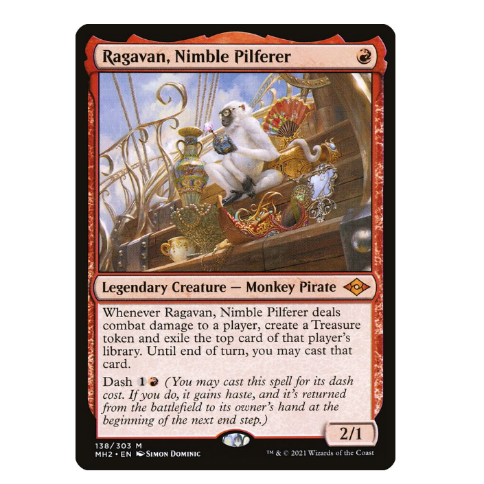 巧手窃猴勒格文卡牌万智牌