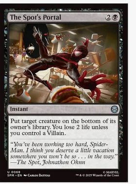 牌客窝 万智牌 斑点的传送门 The Spot's Portal 银 黑