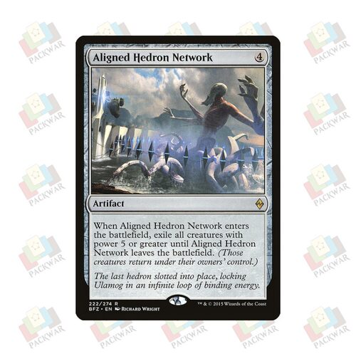 牌客窝 万智牌 晶石网阵 Aligned Hedron Network 金 无色 闪