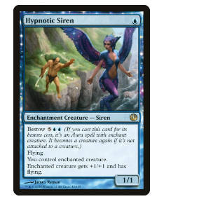 万智牌 金 催眠塞连 Siren 蓝 Hypnotic 牌客窝