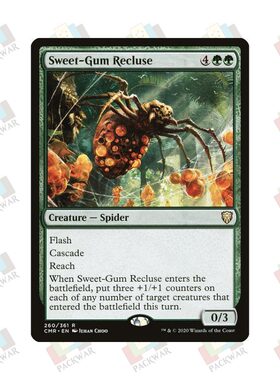 牌客窝 万智牌 甘浆隐士 Sweet-Gum Recluse 金 绿 闪