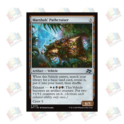 牌客窝 万智牌  巡道员辟径车 Marshals' Pathcruiser 银 神器 闪