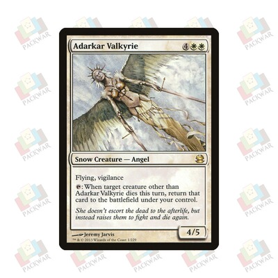 牌客窝 万智牌 阿达卡女武神 Adarkar Valkyrie 金 白 闪