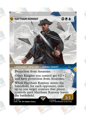 牌客窝 万智牌 海尔森·肯威 Haytham Kenway 金 多色 闪