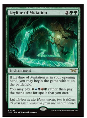 牌客窝 万智牌 异变地脉  Leyline of Mutation 金 绿色