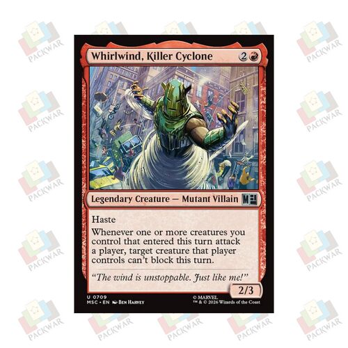牌客窝 万智牌 气旋杀手旋风 Whirlwind, Killer Cyclone 银 红