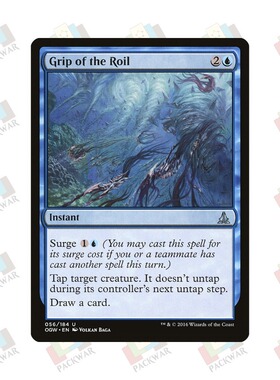 牌客窝 万智牌 狂搅之攫 Grip of the Roil 银 蓝 闪