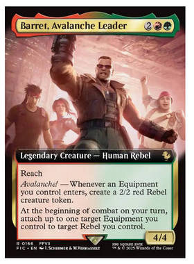 牌客窝 万智牌 雪崩领袖巴雷特 Barret, Avalanche Leader 金 多