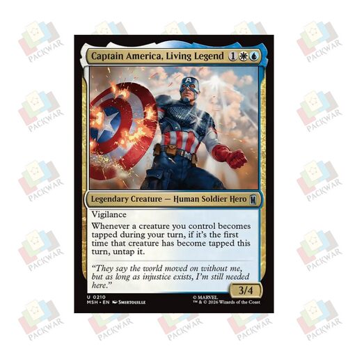 鲜活传奇美国队长 Captain America, Living Legend 银 多色 闪