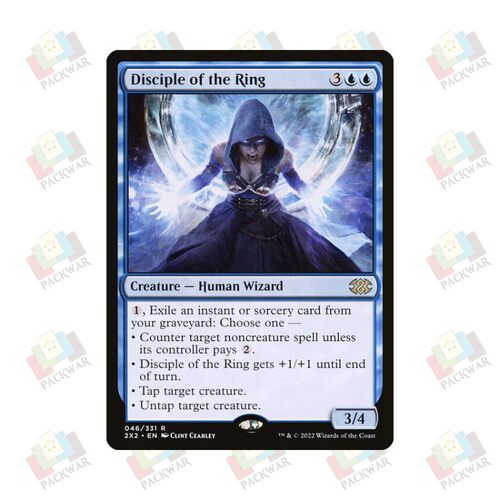 牌客窝 万智牌 环塔门徒 Disciple of the Ring 金 蓝 闪