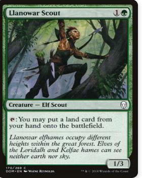 牌客窝 万智牌 罗堰斥候 Llanowar Scout 银 绿