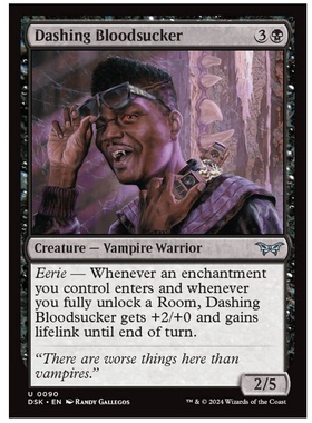 牌客窝 万智牌 迷人吸血妖 Dashing Bloodsucker 银 黑 闪